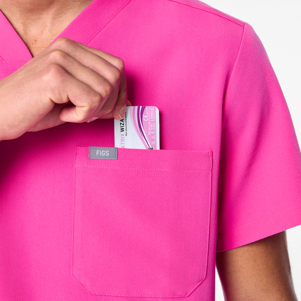 Men's Rapid Response Pink Chisec -  Scrub Top™