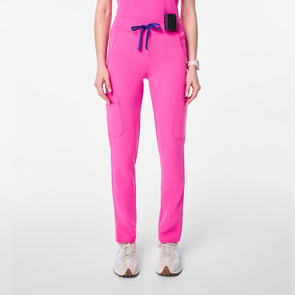 Women's Rapid Response Pink Yola High-Rise Slim  -  Scrub Pant™