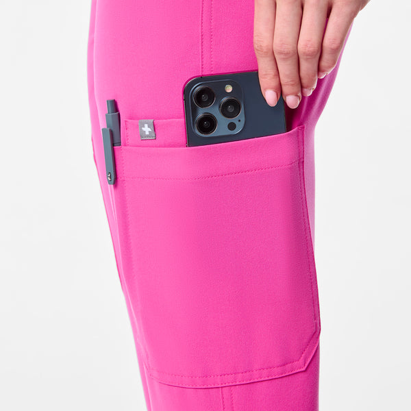 Women's Rapid Response Pink Yola High-Rise Slim  -  Scrub Pant™