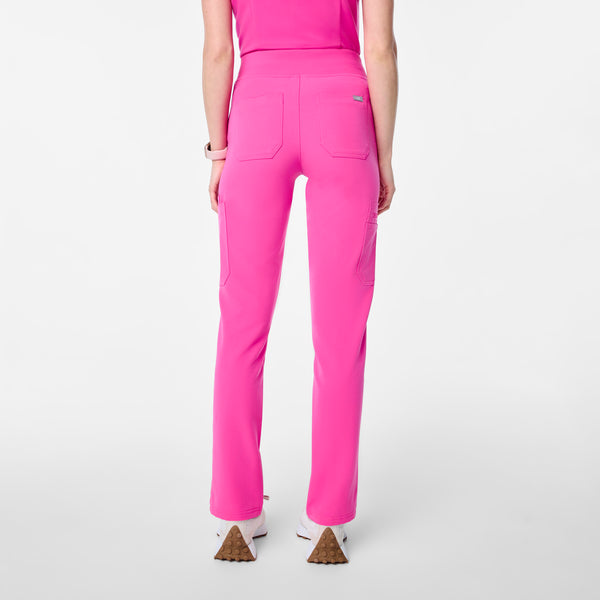 Women's Rapid Response Pink Yola High-Rise Slim  -  Scrub Pant™