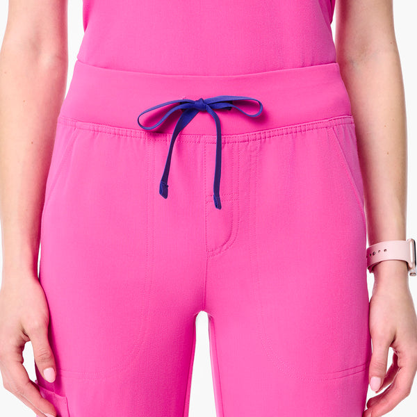 Women's Rapid Response Pink Isabel High-Rise Wide-Leg - Scrub Pant