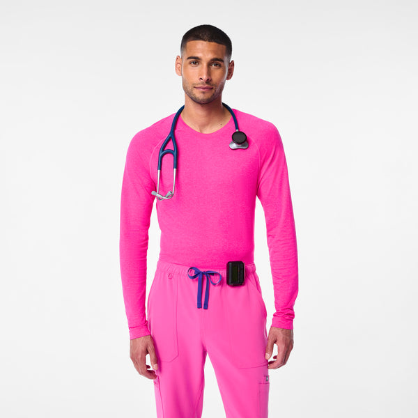 Men's Rapid Response Pink Makato Seamless - Long-Sleeve Underscrub