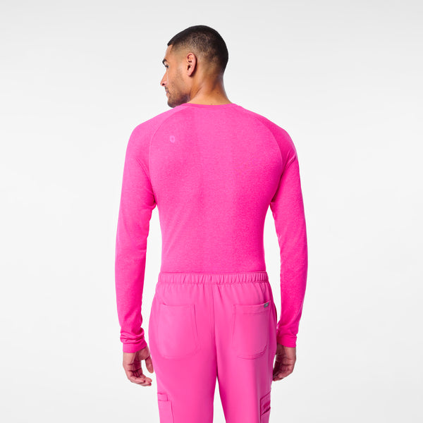 Men's Rapid Response Pink Makato Seamless - Long-Sleeve Underscrub