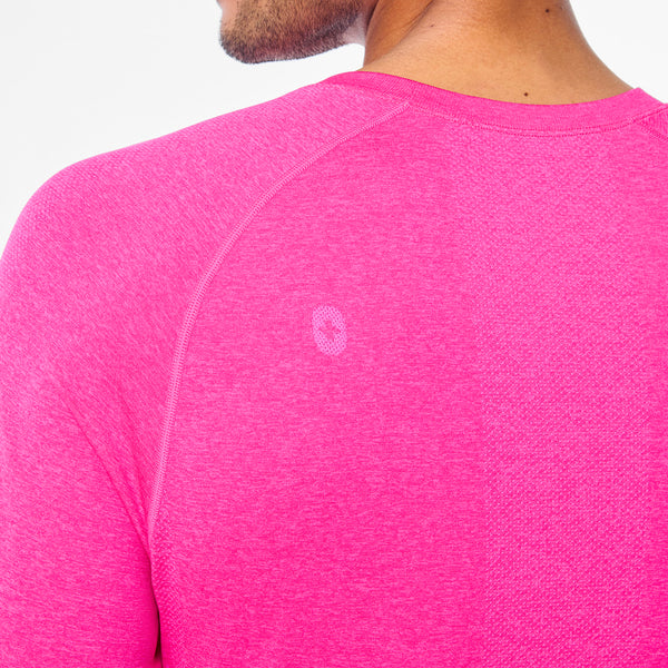 Men's Rapid Response Pink Makato Seamless - Long-Sleeve Underscrub