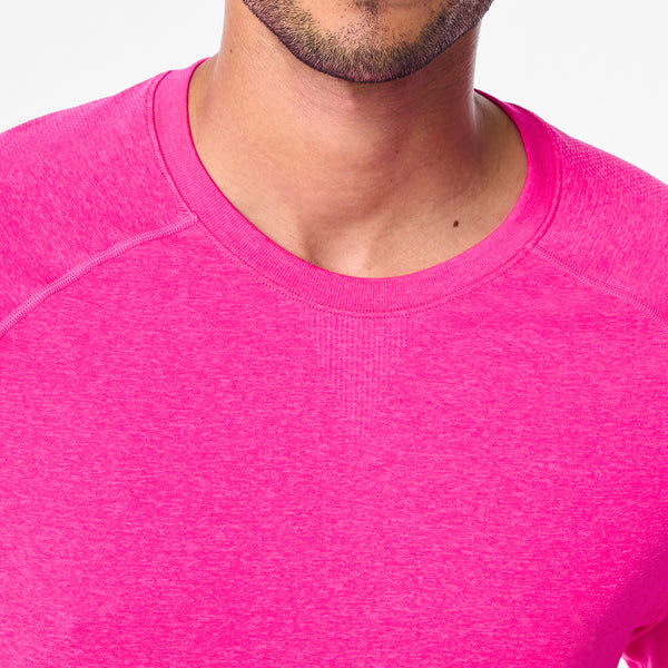 Men's Rapid Response Pink Makato Seamless - Long-Sleeve Underscrub