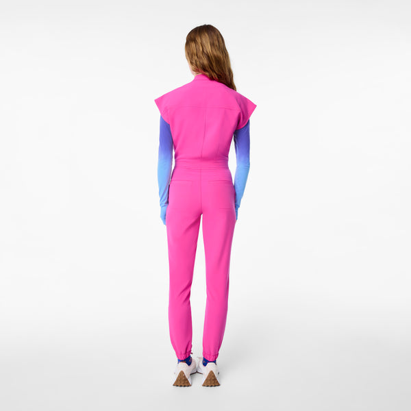 Women's Rapid Response Pink Rafaela Cargo - Petite ScrubJumpsuit™