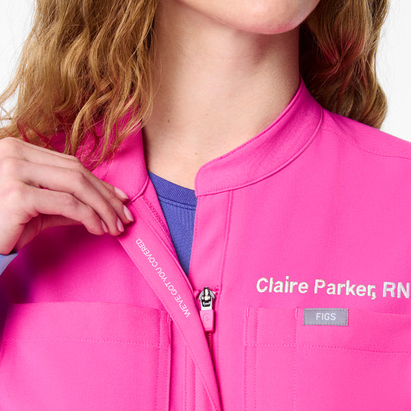 Women's Rapid Response Pink Rafaela Cargo - Petite ScrubJumpsuit™