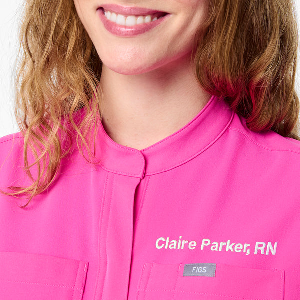 Women's Rapid Response Pink Rafaela Cargo - Petite ScrubJumpsuit™