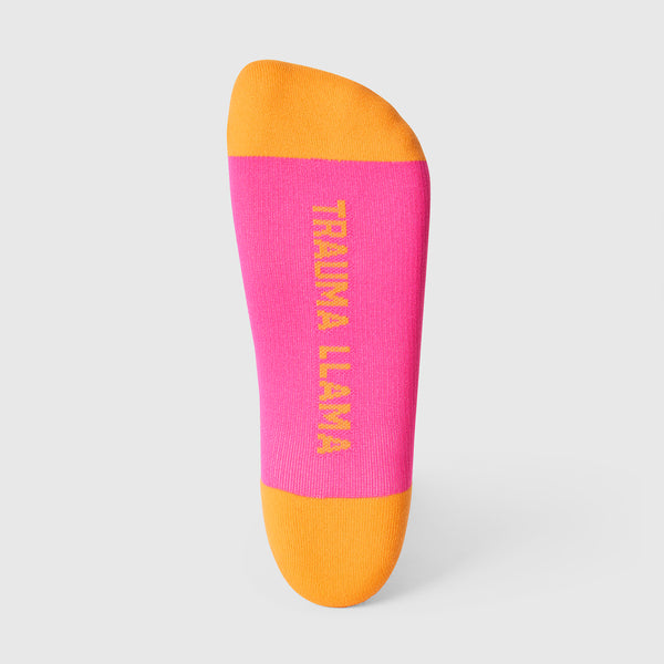 Unisex Rapid Response Pink Trauma Llama - Compression Socks