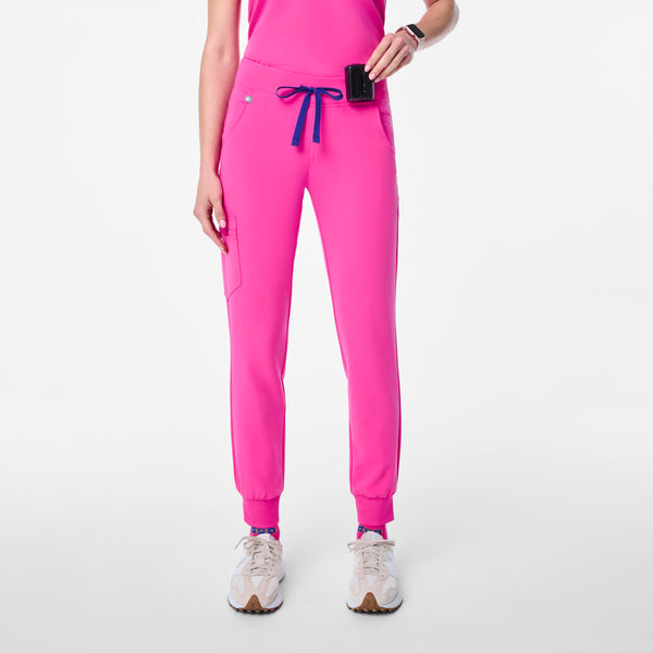 Women's Rapid Response Pink Zamora - Petite Jogger Scrub Pant™