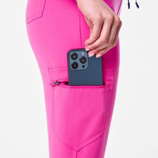 Women's Rapid Response Pink Zamora - Petite Jogger Scrub Pant™