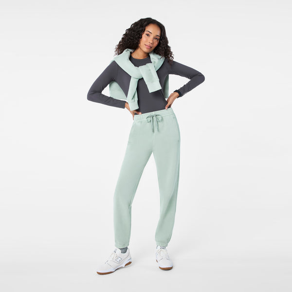 Women's Soft Sage Hayden Vintage Wash - Jogger Sweatpants