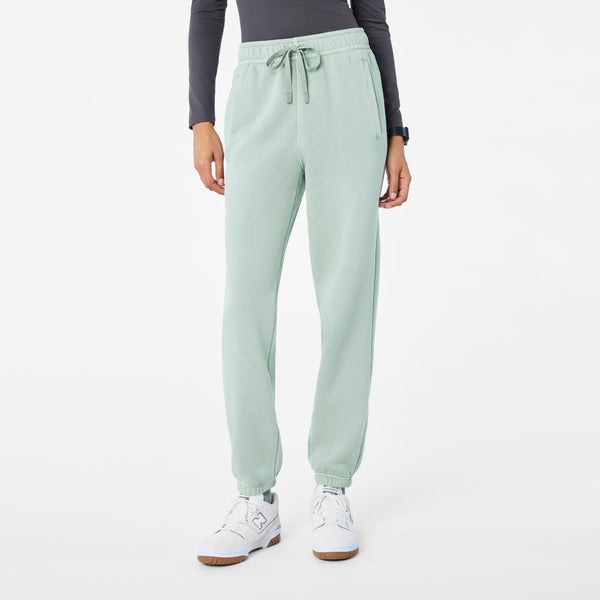 Women's Soft Sage Hayden Vintage Wash - Jogger Sweatpants