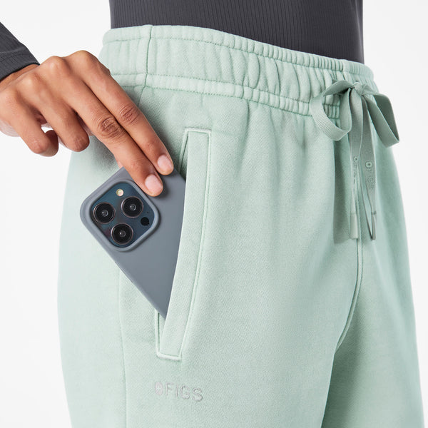 Women's Soft Sage Hayden Vintage Wash - Jogger Sweatpants