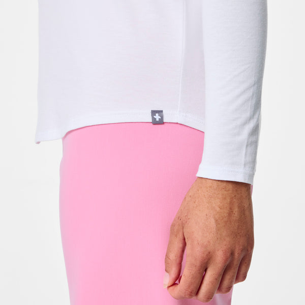 women's Optic White Spring - Longsleeve Underscrub