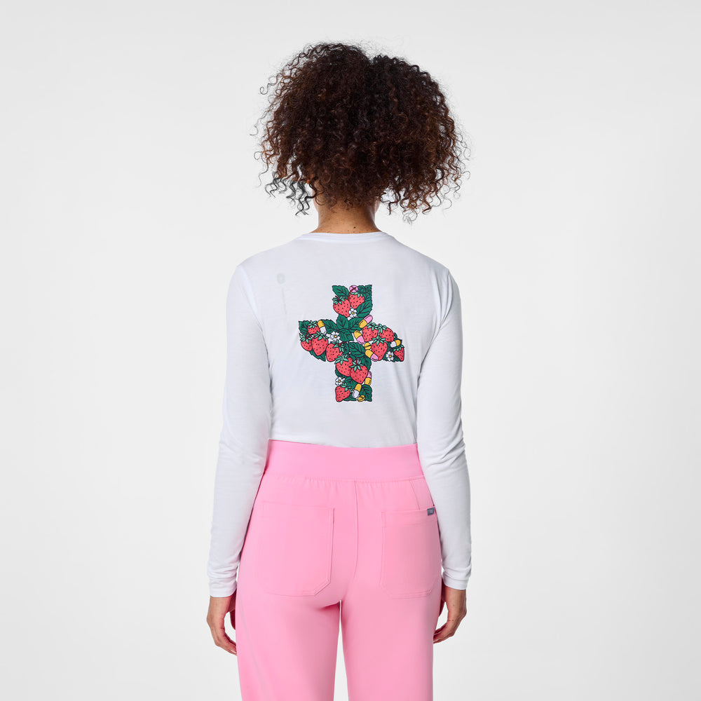 Women's Optic White Spring - Long-Sleeve Underscrub