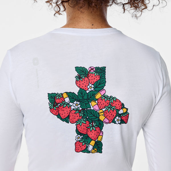 women's Optic White Spring - Longsleeve Underscrub