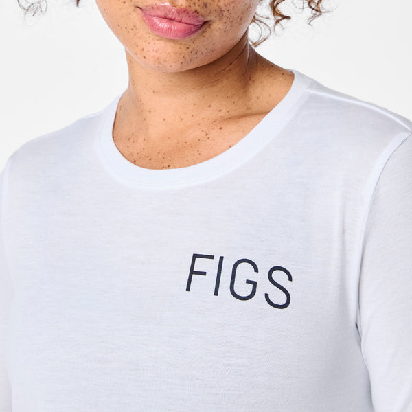 women's Optic White Spring - Longsleeve Underscrub