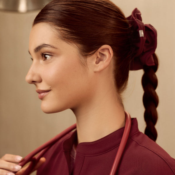 Burgundy FIGS Scrunchie