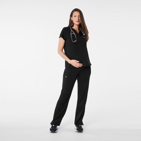 Women's Black Kade - Maternity Straight-Leg Scrub Pant™