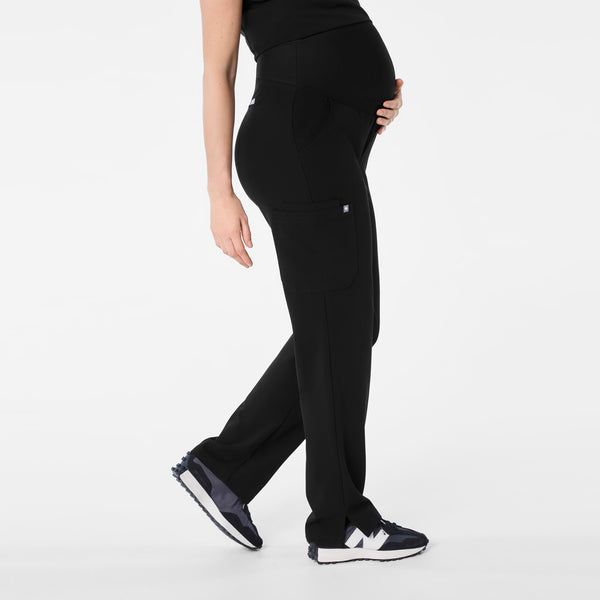 Women's Black Kade - Maternity Straight-Leg Scrub Pant™