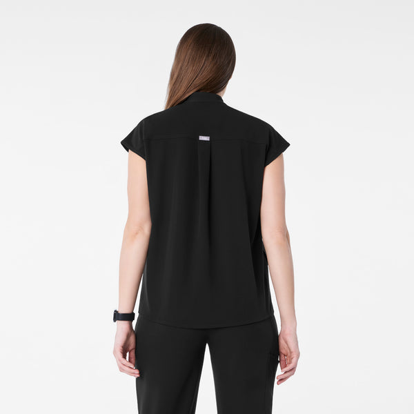Women's Black Rafaela Maternity  -  Scrub Top™