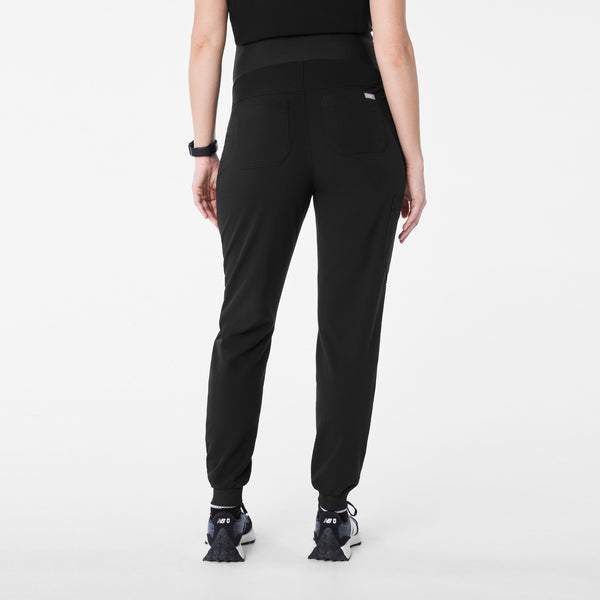 Women's Black Zamora - Petite Maternity Jogger Scrub Pant™