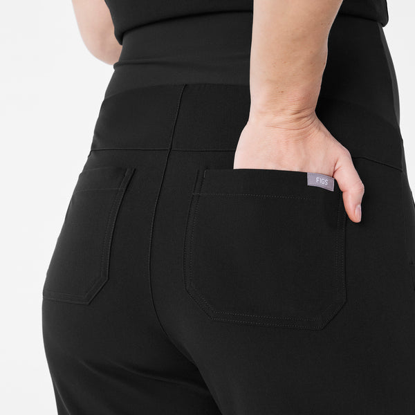 Women's Black Zamora - Petite Maternity Jogger Scrub Pant™