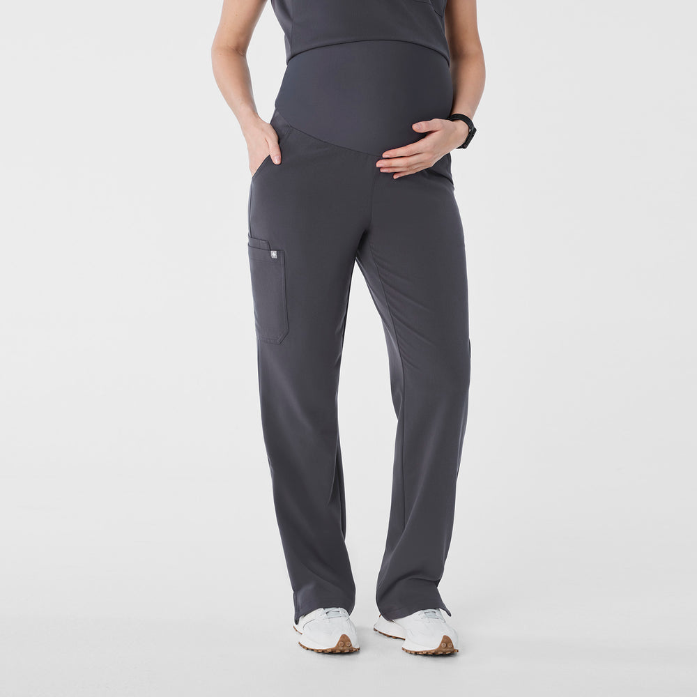 Women's Charcoal Kade - Maternity Straight-Leg Scrub Pant™