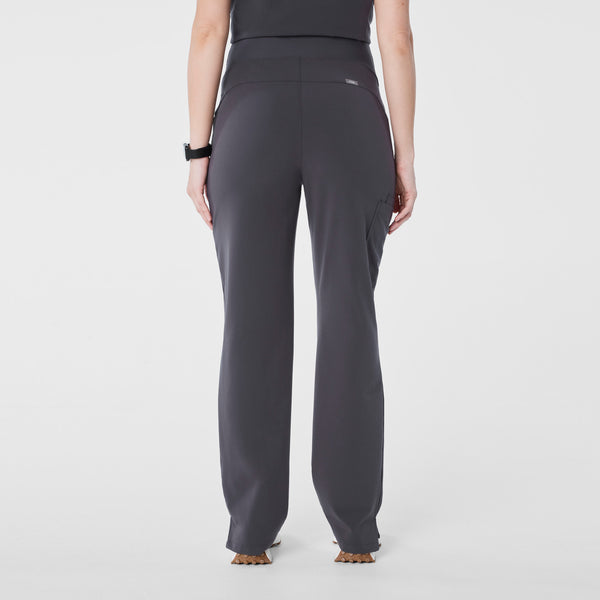 Women's Charcoal Kade - Petite Maternity Straight-Leg Scrub Pant™