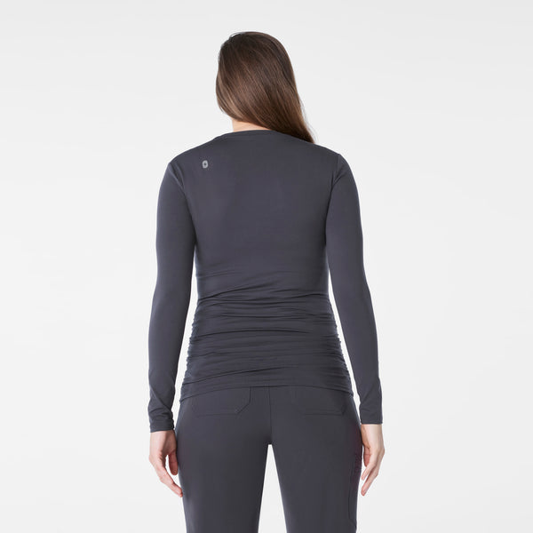 Women's Charcoal Cary Maternity - Long-Sleeve Underscrub