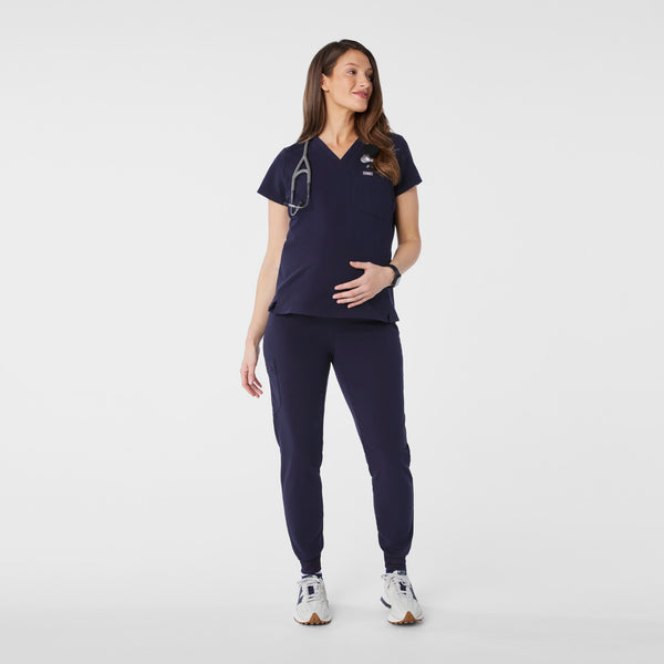 Women's Navy Catarina Maternity -  Scrub Top™