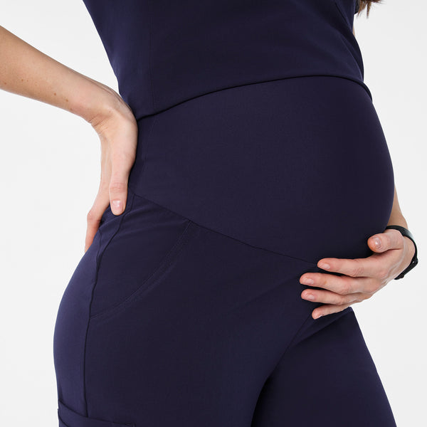 Women's Navy Kade - Petite Maternity Straight-Leg Scrub Pant™