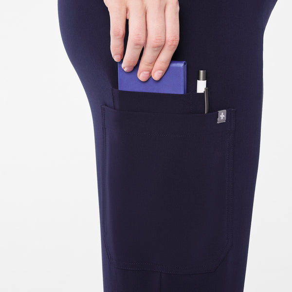 Women's Navy Kade - Petite Maternity Straight-Leg Scrub Pant™