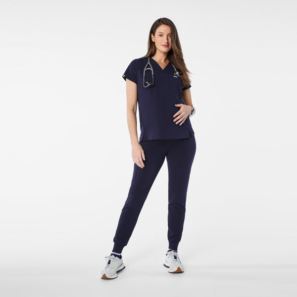 Women's Navy Zamora - Maternity Jogger Scrub Pant™