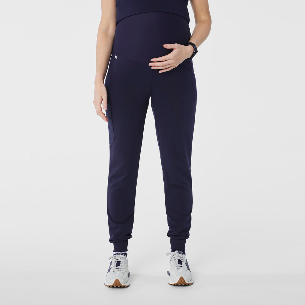 women's Navy Zamora - Maternity Jogger Scrub Pant™