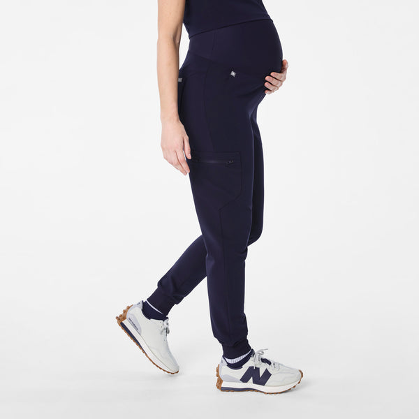 Women's Navy Zamora - Maternity Jogger Scrub Pant™