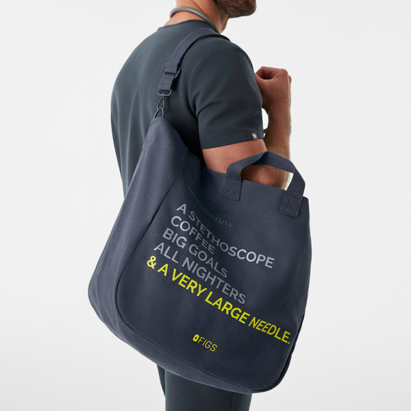 Dark Harbor A Very Large Needle - Detachable Strap Tote