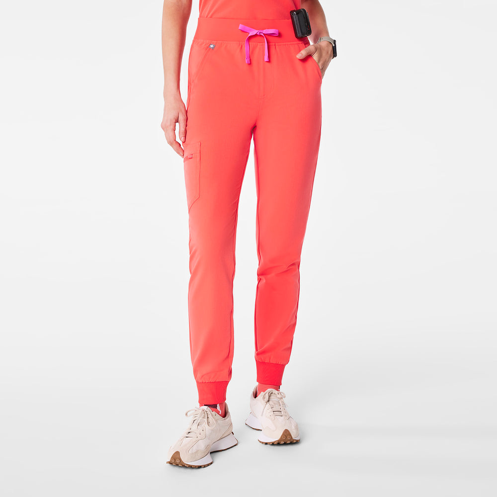 women's Fireside High Waisted Zamora - Petite Jogger Scrub Pant™