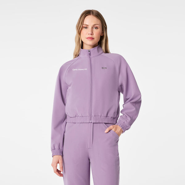 Women's Purple Haze Sydney Cropped - Scrub Jacket