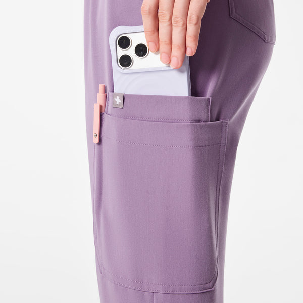 Women's Purple Haze Dowa High-Rise Straight-Leg - Petite Scrub Pant