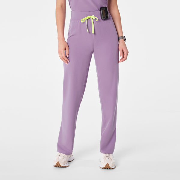 Women's Purple Haze Livingston High-Rise- Petite Straight-Leg Scrub Pant™