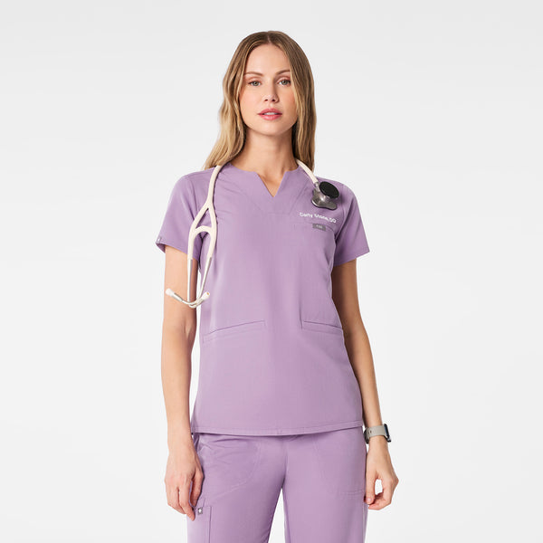 Women's Purple Haze Kersey Notch-Neck - Scrub Top