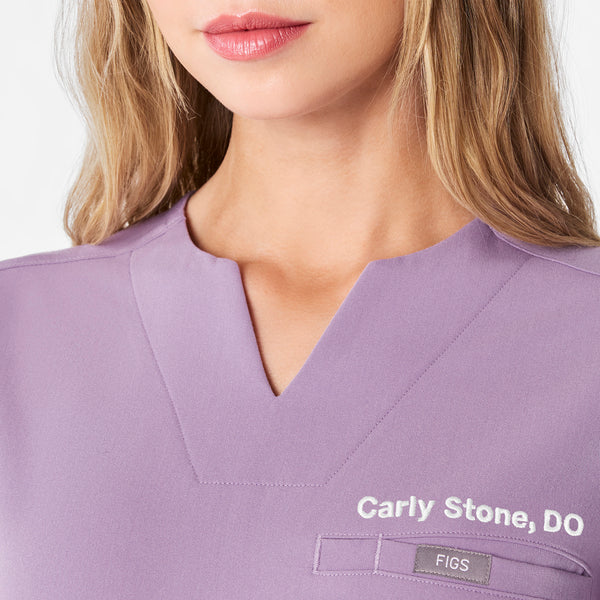 Women's Purple Haze Kersey Notch-Neck - Scrub Top