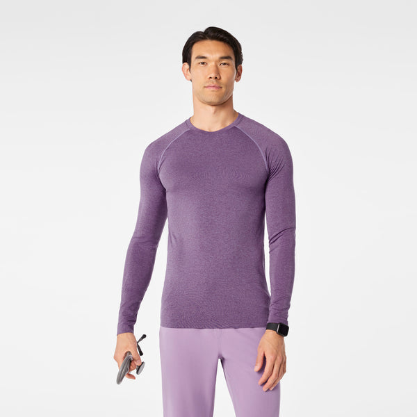 Men's Dark Purple Haze Makato Seamless - Long-Sleeve Underscrub