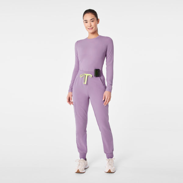 Women's Purple Haze Palmer Ribbed- Long-Sleeve Underscrub