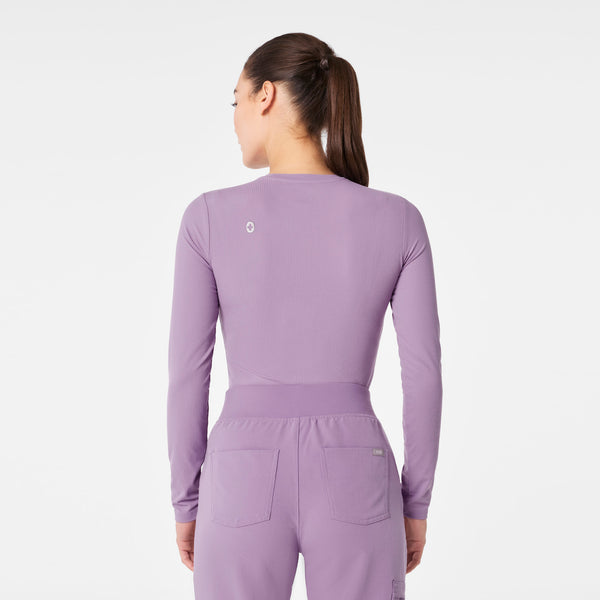 Women's Purple Haze Palmer Ribbed- Long-Sleeve Underscrub
