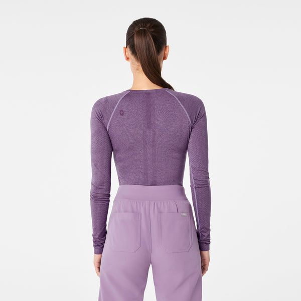 Women's Dark Purple Haze Salta Seamless - Long-Sleeve Underscrub