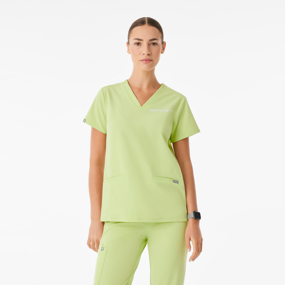 women's Sea Mist Casma - Three-Pocket Scrub Top™