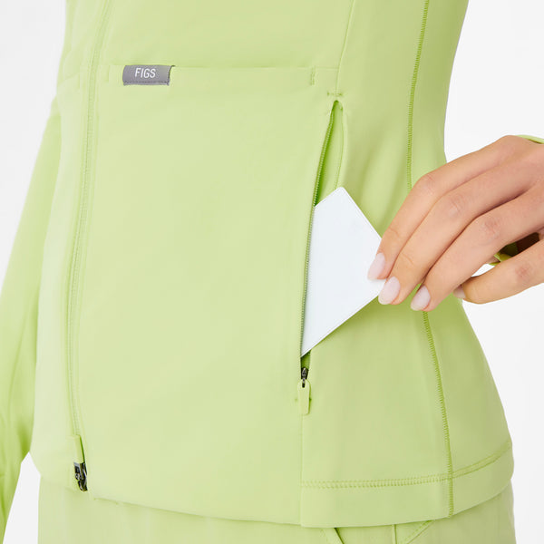 women's Sea Mist On-Shift ContourKnit Scrub Jacket™